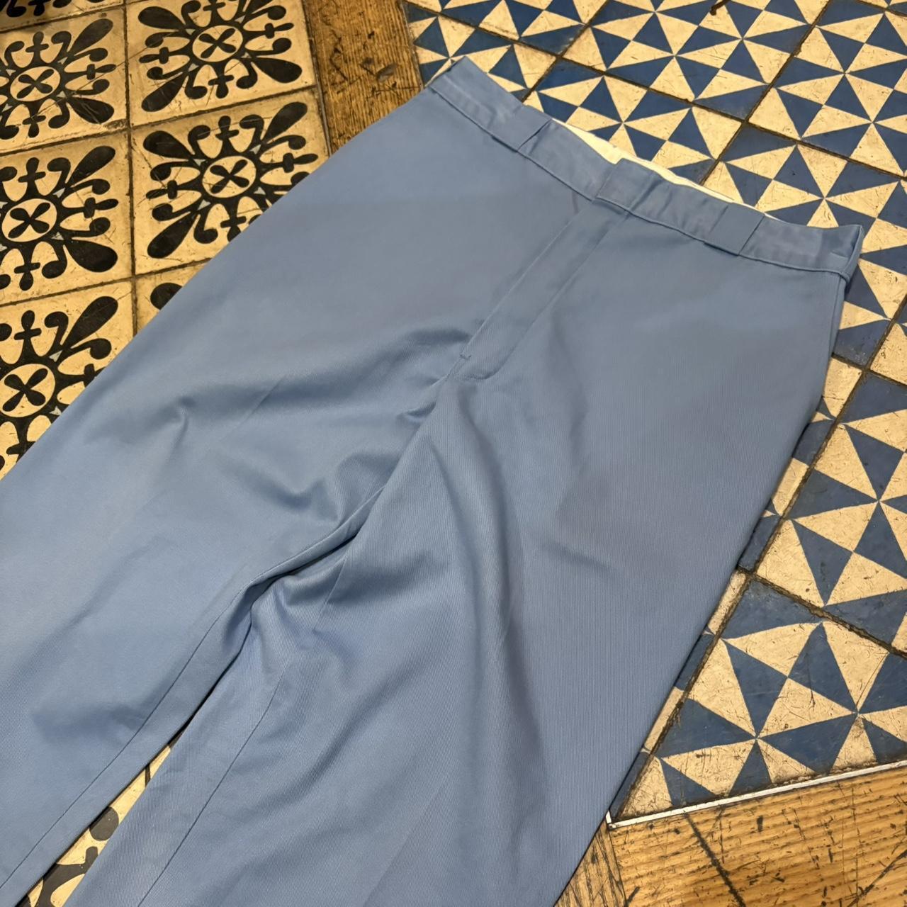 TRW474F-P - Vintage retro essential Dickies Baby Blue 874 Trousers pants casual workwear #skater #utility #workwear #carpenter #dickies