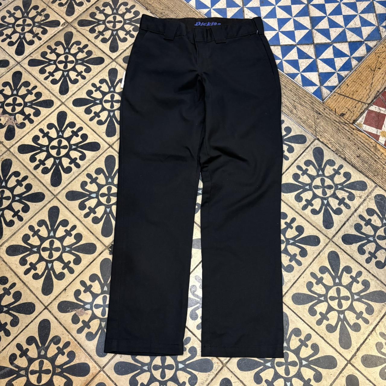 BR1011DT-P - Vintage retro essential Black Dickies Straight Leg Trousers pants casual workwear #skater #utility #workwear #straightleg #dickies