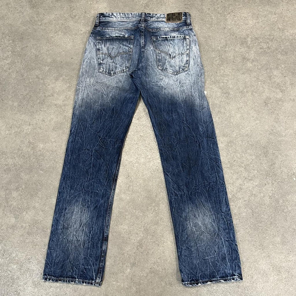 Guess USA Blue Y2K Wash Jeans