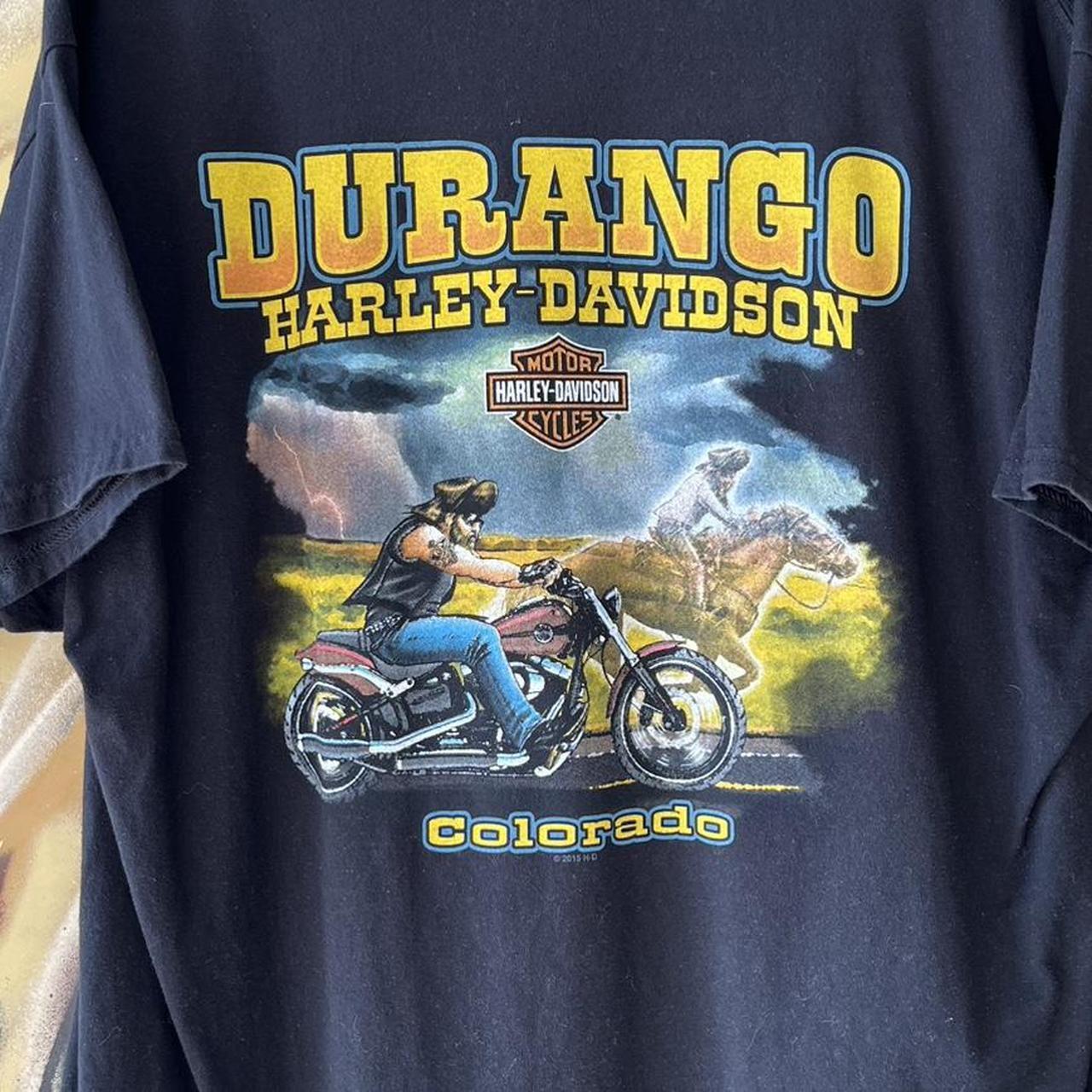 Harley Davidson Durango Flame Graphic Tee