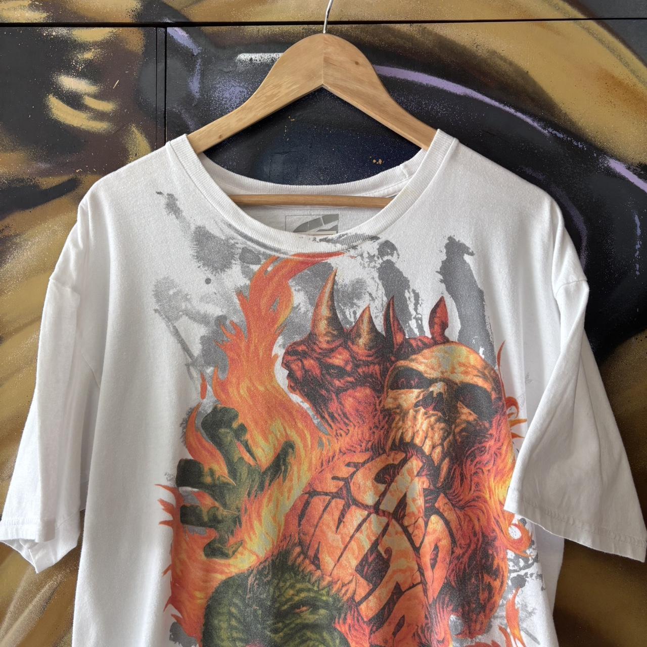 Ecko Unltd Flame Y2K AOP Graphic Tee