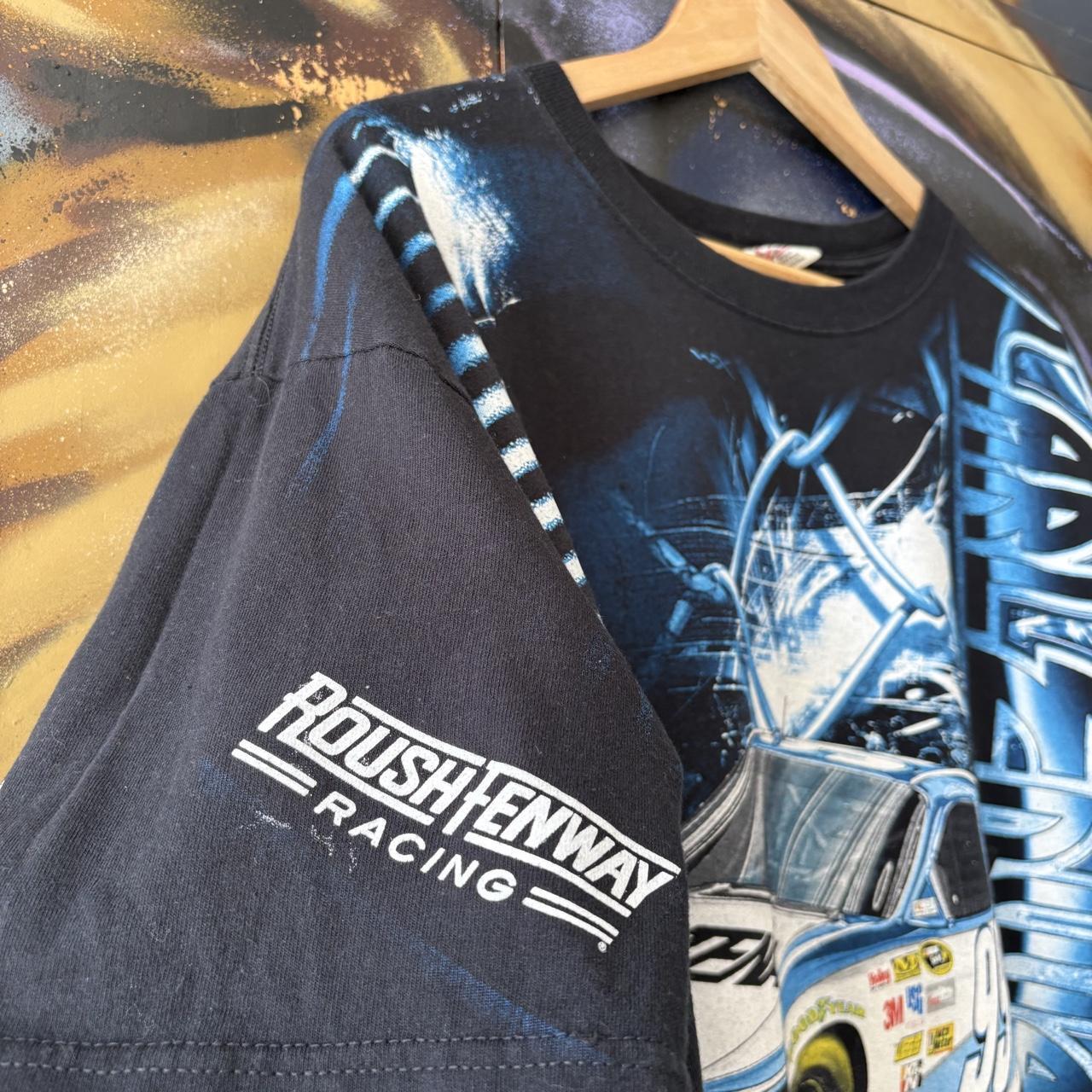 Vintage Nascar T Shirt Mens XL Roush Fenway 99 Ford Racing Motorsport Graphic Print Top Tee T-shirt 90s Y2K 00s