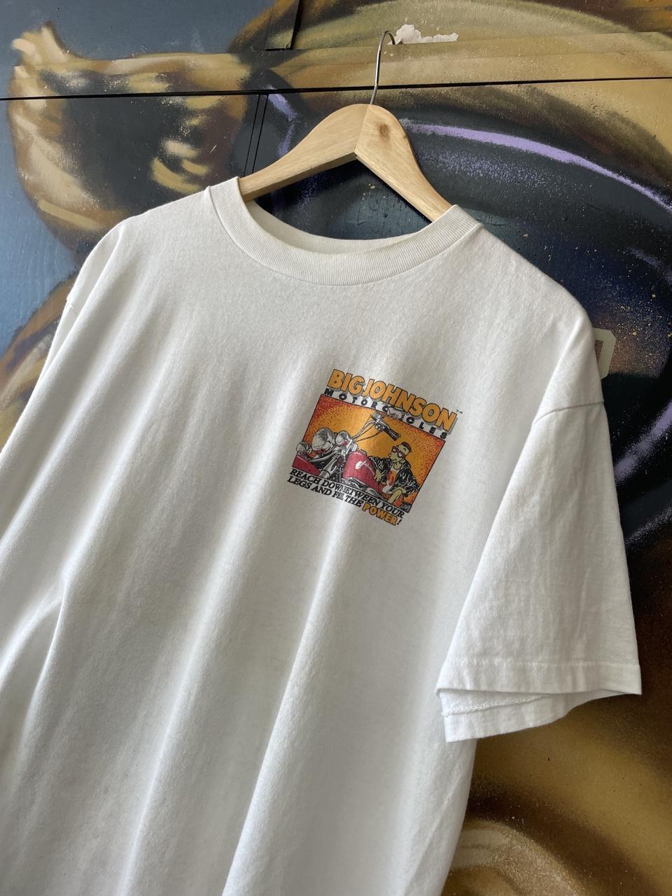 90s Big Johnson Motorcycles Graphic Tee