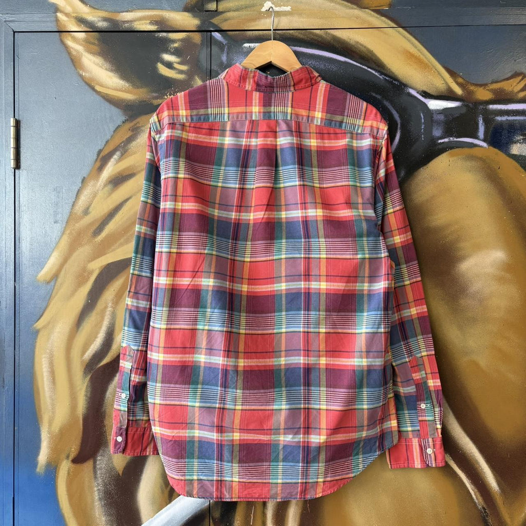 Vintage Ralph Lauren Shirt Mens XL Red Plaid Check Button Down Pony Logo Preppy Smart Top Y2K 90s
