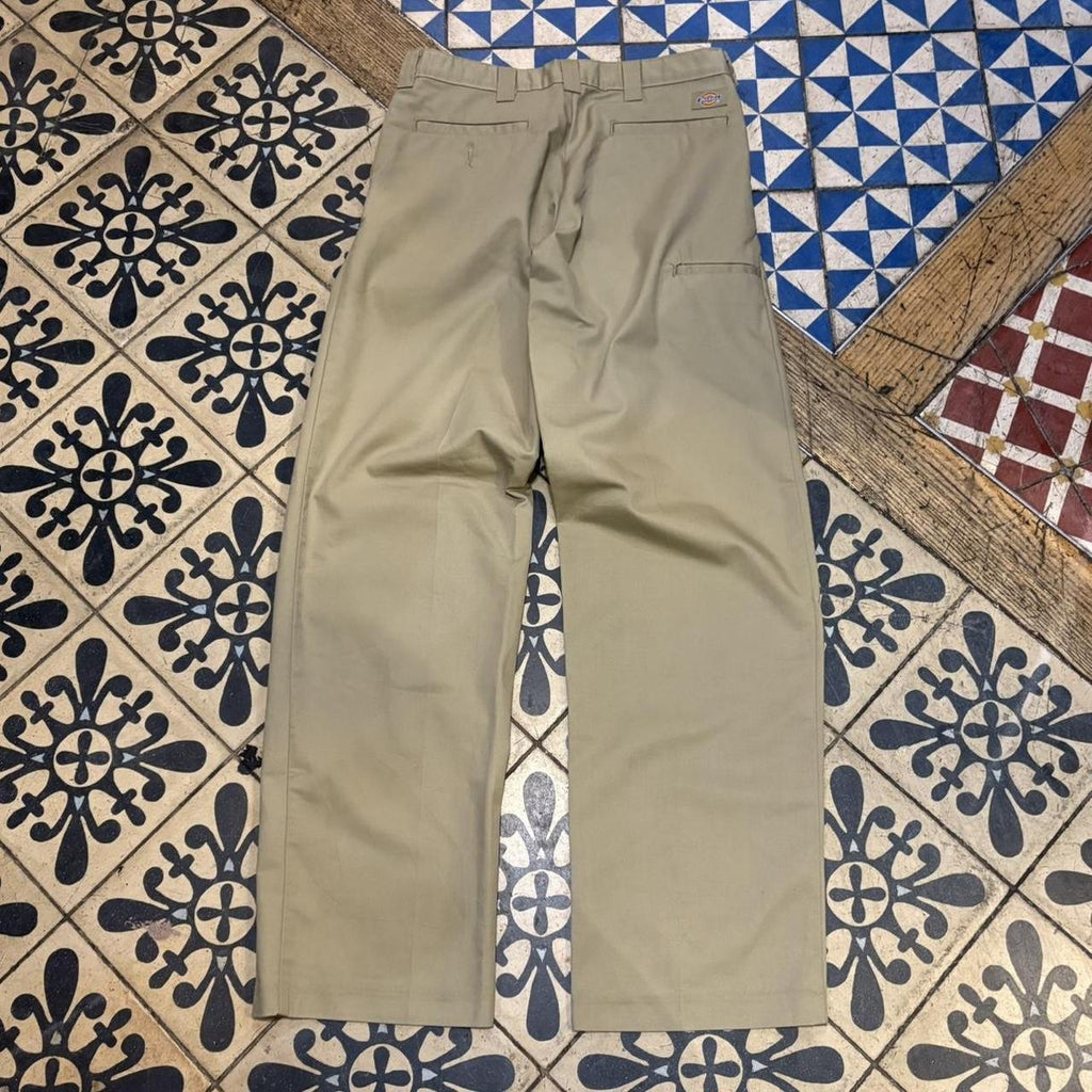 BR2306JG - Vintage retro Beige Dickies Trousers pants casual workwear #skater #utility #workwear #carpenter #dickies