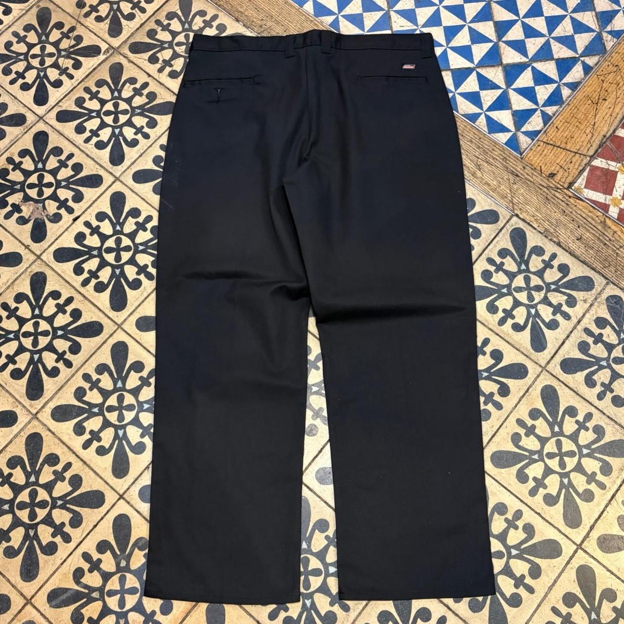 BR1011CS-F - Vintage retro essential Black Dickies Straight Leg Trousers pants casual workwear #skater #utility #workwear #straightleg #dickies