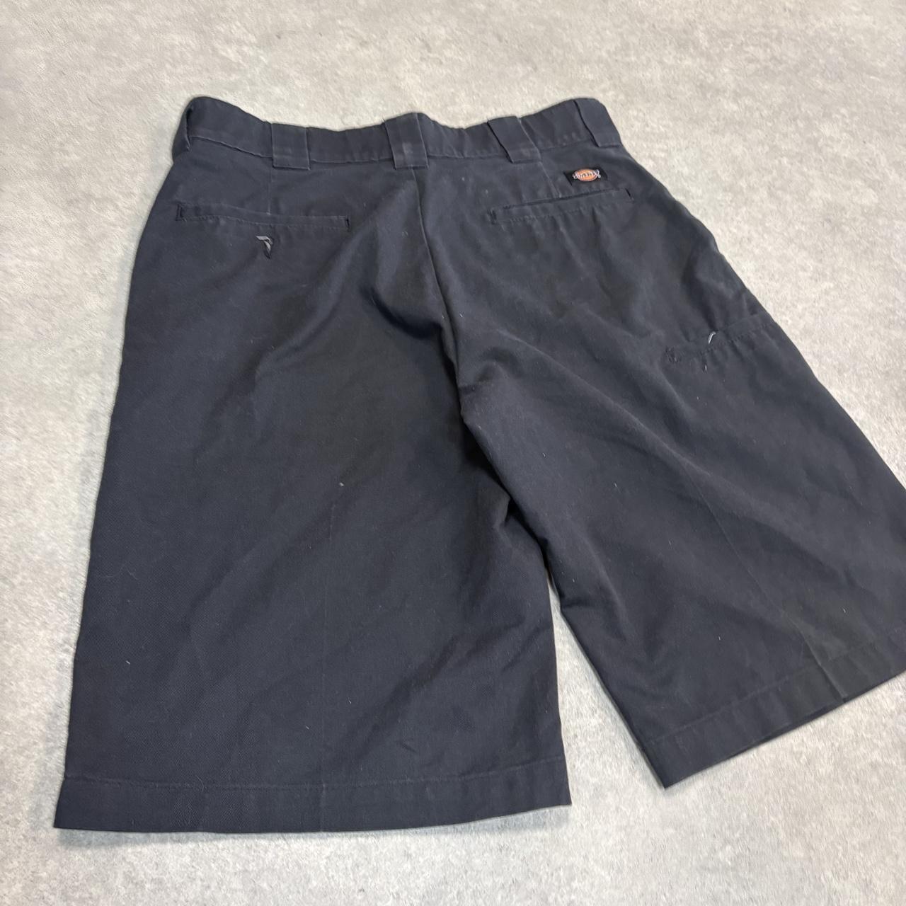 Vintage Dickies Jorts Mens 32” Black Workwear Shorts Baggy Wide Leg Skate Surf Hip Hop 00s Y2K