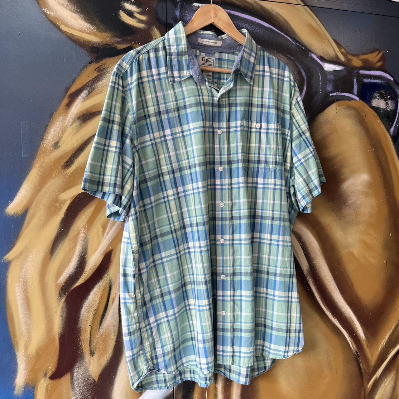 Plaid Short Sleeve Button Up Shirt
