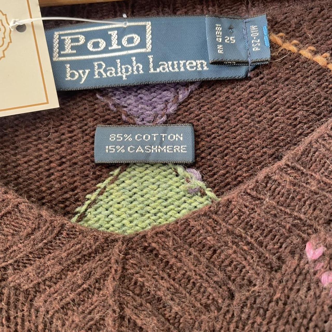 Ralph Lauren Cashmere Blend Golf Knit Sweater