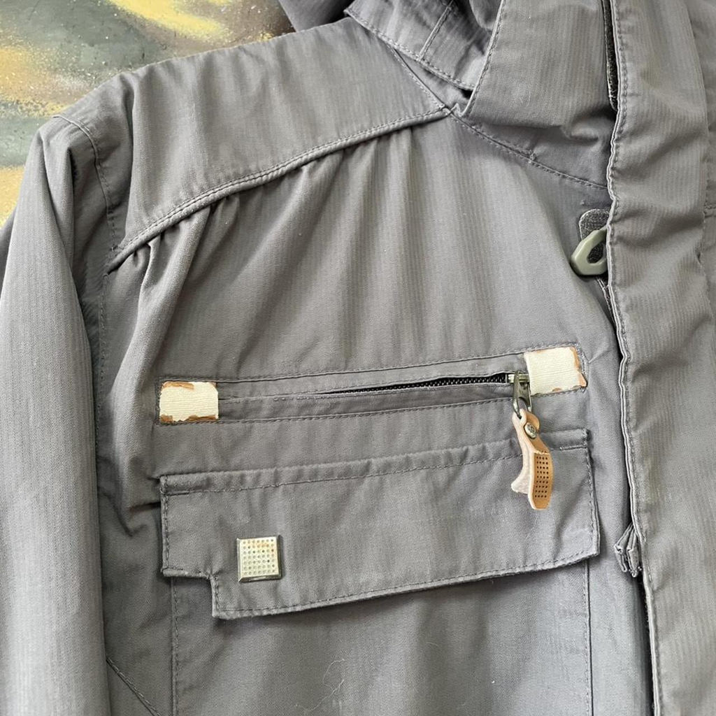 Y2K Animal Techy Hooded Ski Jacket