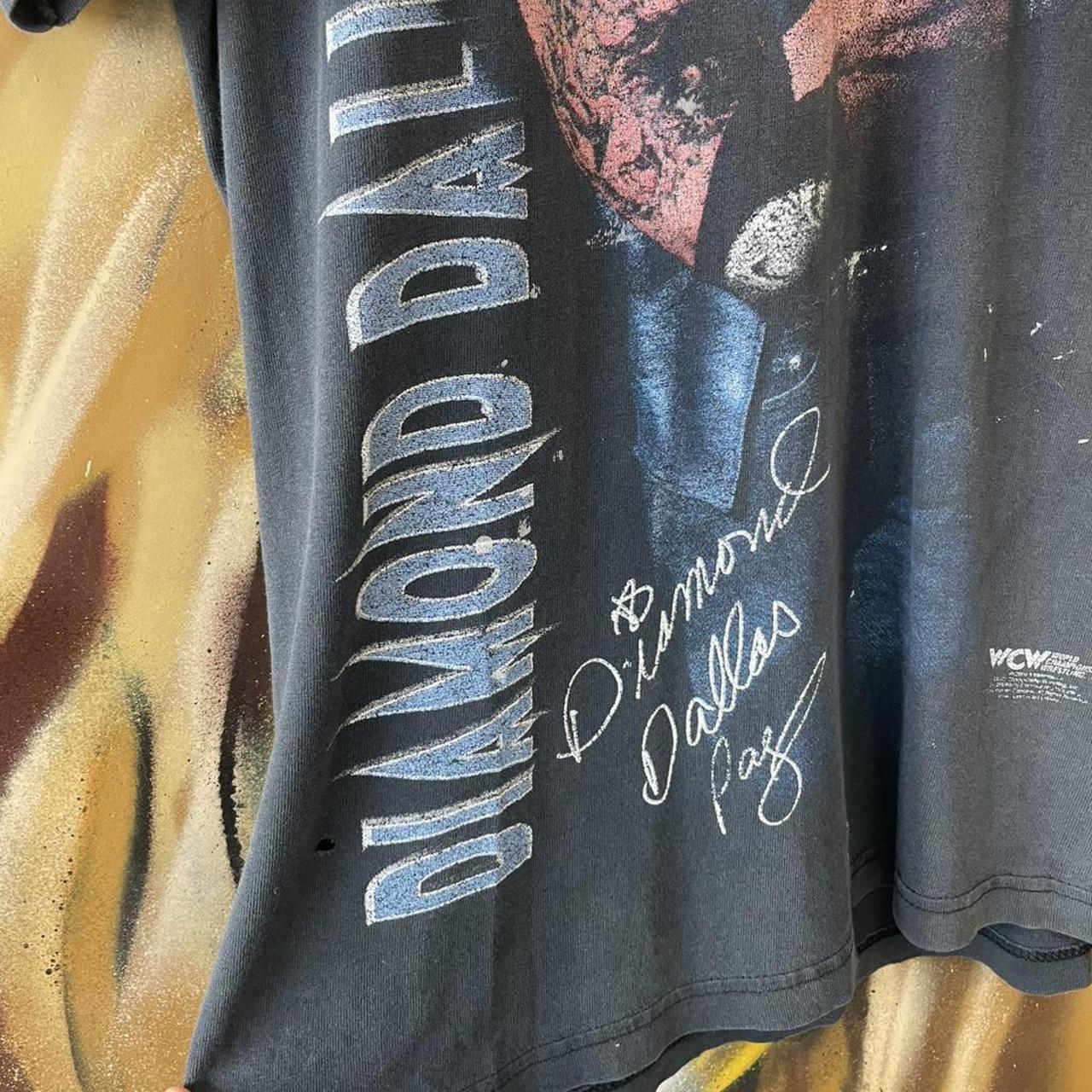 90s WCW Diamond Dallas Paige DDP Thrashed & Faded Wrestling Tee
