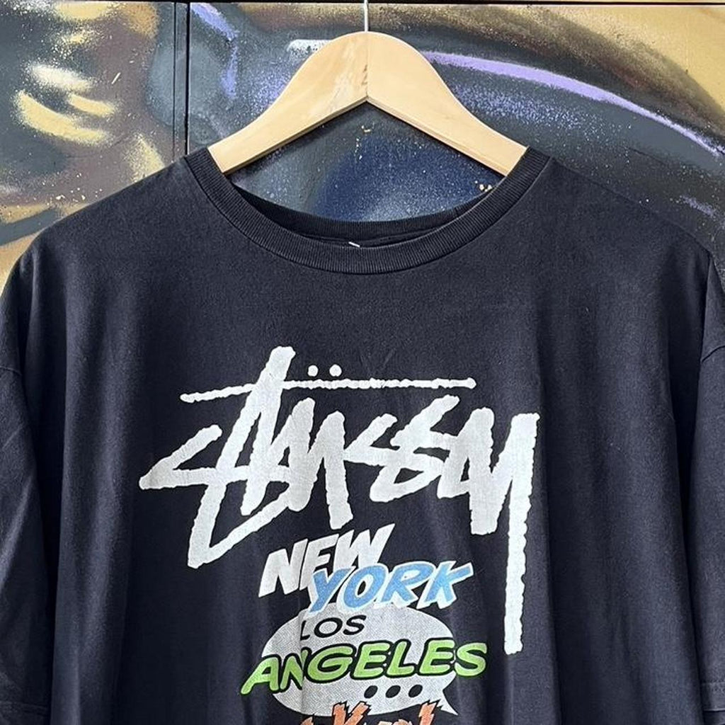Stussy Large Front Logo Graphic Tee