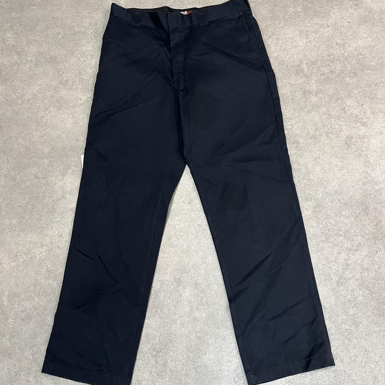 Dickies Black Chino Skater Trousers Workwear Pants