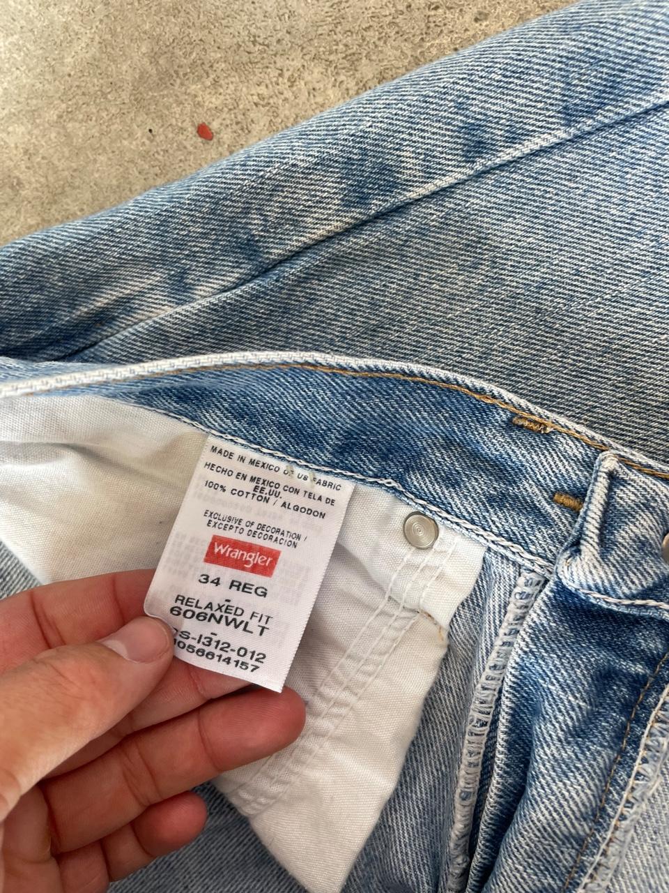 Wrangler Light Wash Blue Denim Jorts Shorts