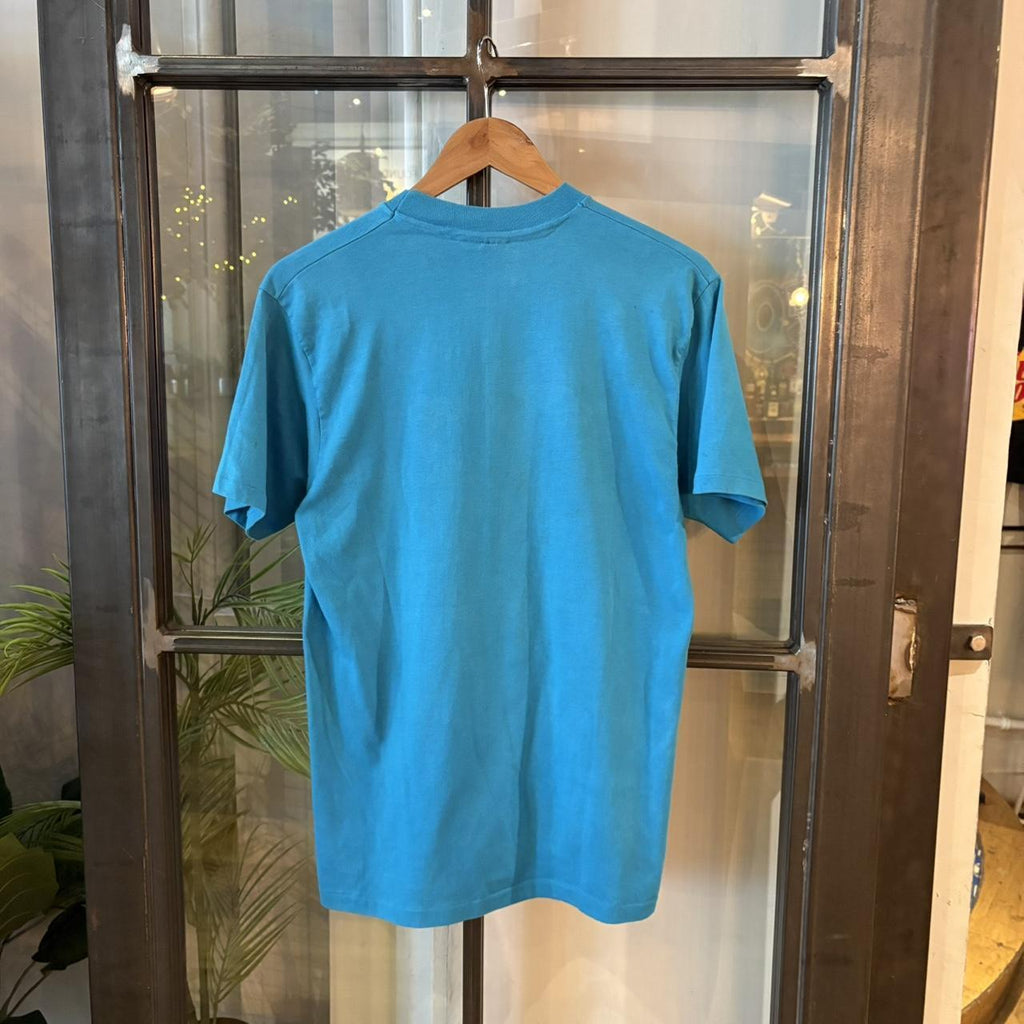 TEE405BR - Vintage Retro Essential Blue The Monterey 30th Jazz Annual Festival Graphic Print Single Stitch Top Tee T-shirt #90s #graphic #singlestitch #festival #jazz