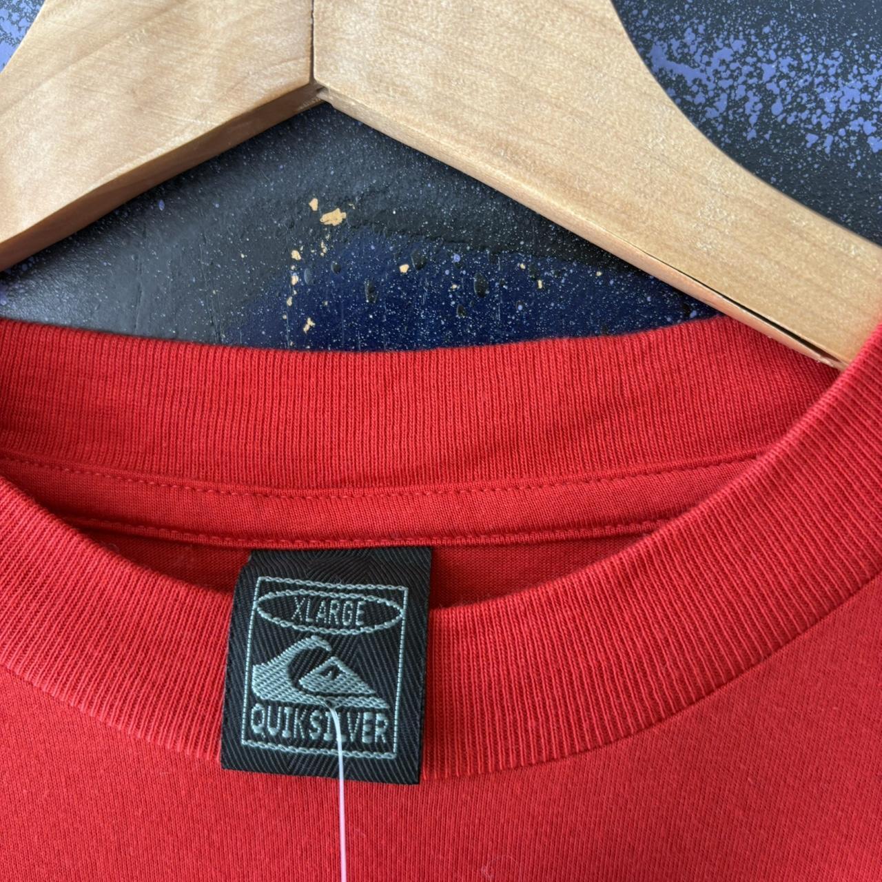 Vintage QuikSilver T Shirt Mens XL Red Graphic Print World Cup Xbox Etnies Skate Surf Tee Top 90s