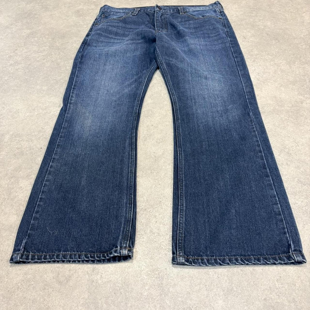 BR2401CN-U - Vintage retro Levi’s 527 Bootcut Dark Blue Wash Denim Jeans Trousers pants #denim #bootcut #levis #levis527 #jeans