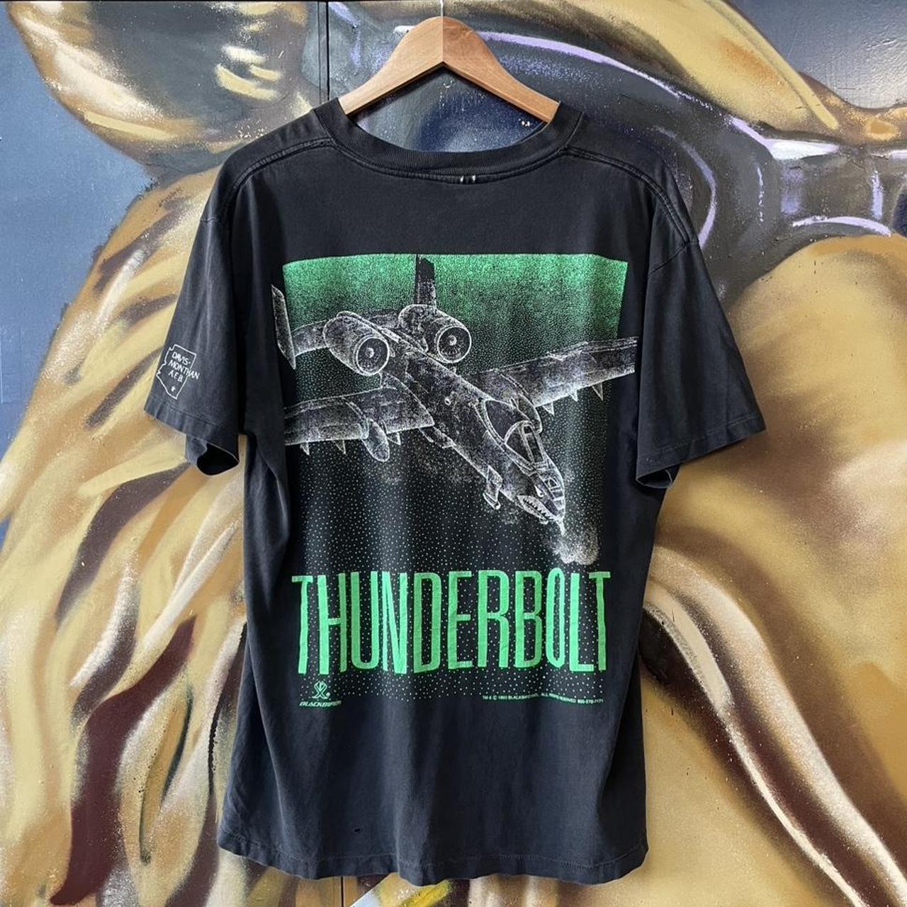 90s Blackbird Thunderbolt Graphic Art Tee