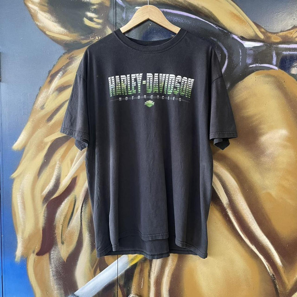 00s Harley Davidson Thunderbolt Lightning Graphic Tee