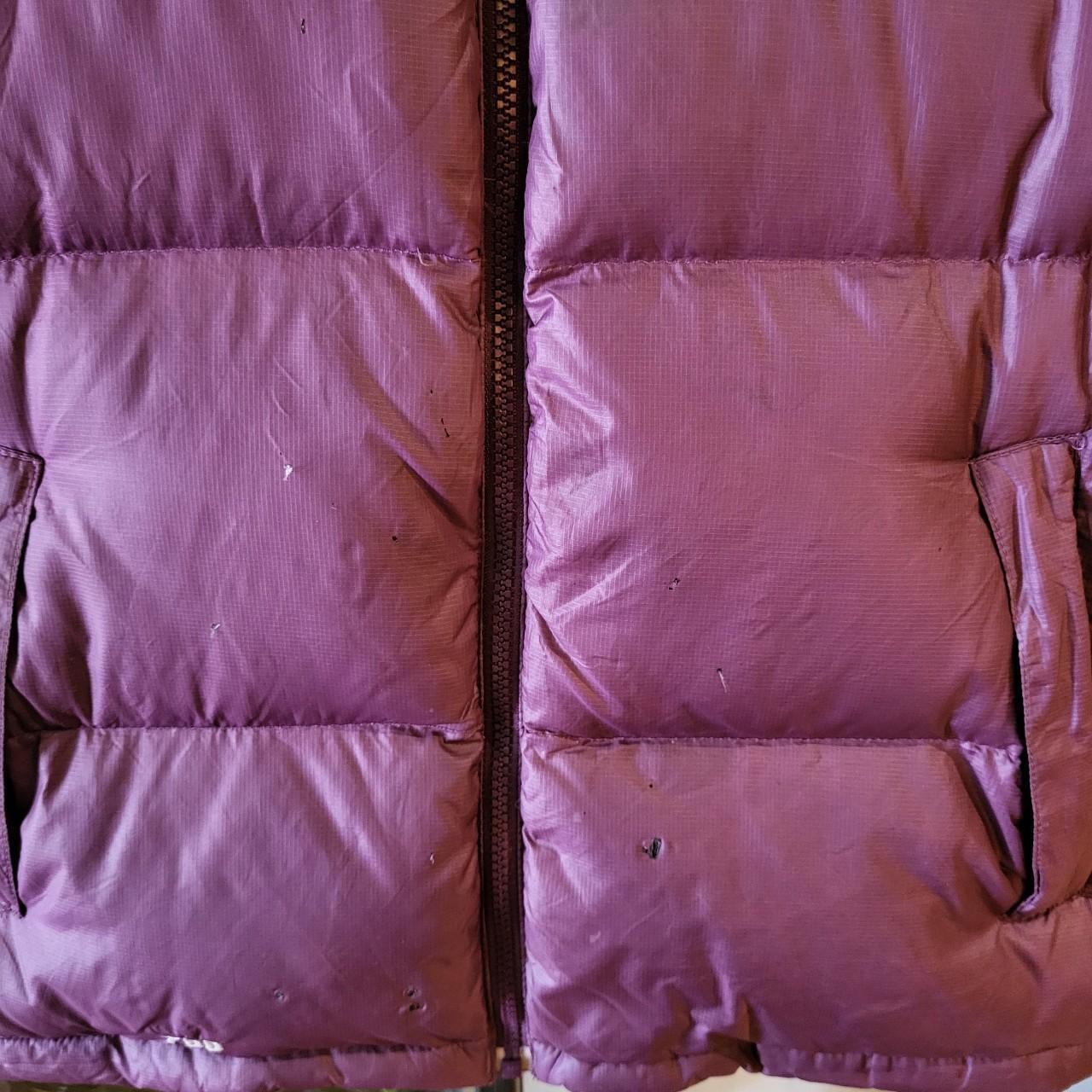 WCJ000 - Vintage retro purple black essential The North Face nupstee 700 gilet bodywarmer down sleeveless puffer padded bodywarmer #gorpcore #tnf #gilet #outdoors