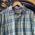 Plaid Short Sleeve Button Up Shirt