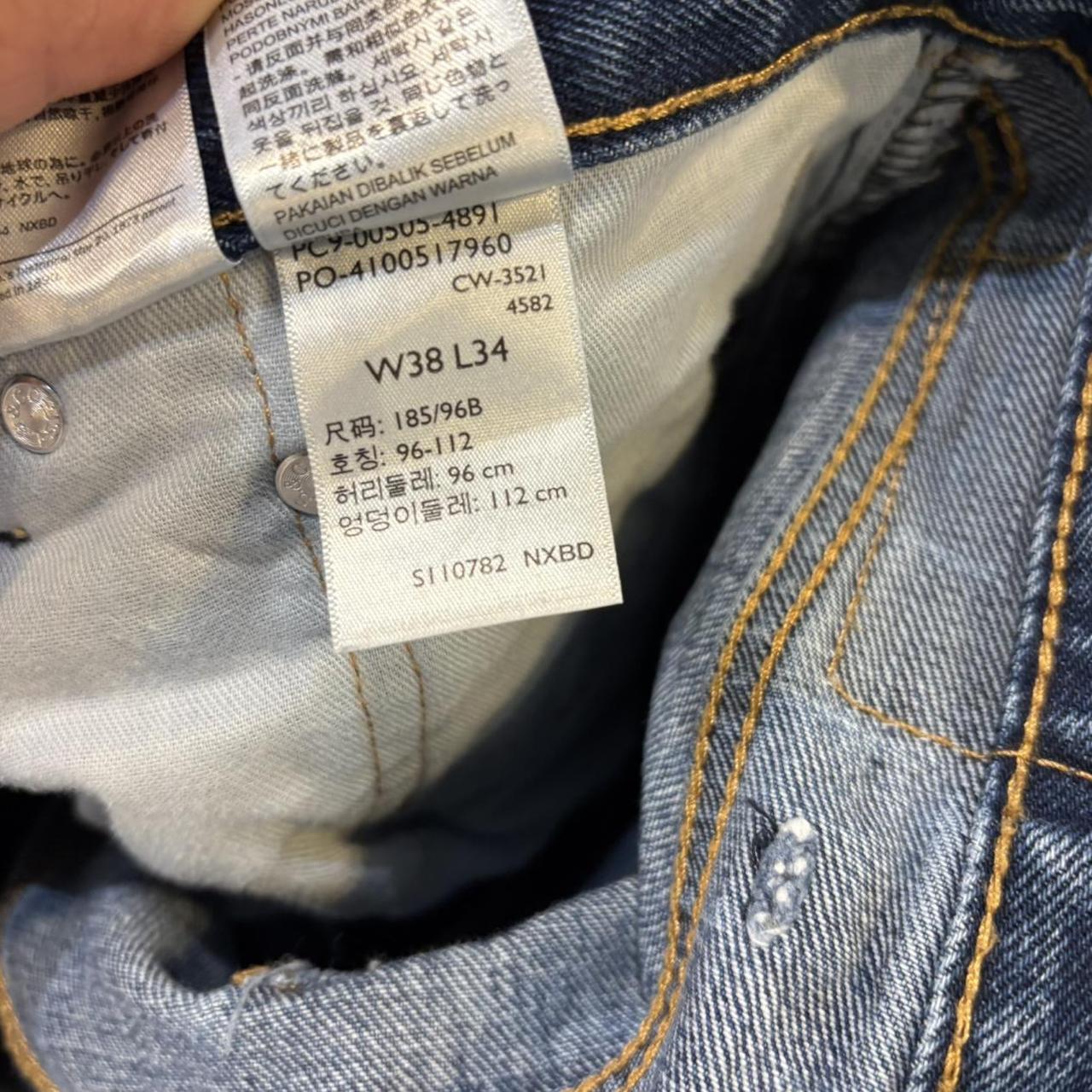 BR2804AZ-F - Vintage retro essential  Levi’s 505 Blue Wash Denim Jeans Trousers pants #denim #straightleg #levis505 #levis #jeans