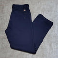 TRW0051BR - Vintage retro essential Navy Dickies Trousers pants jeans with embroidered embroidery graphic patch carpenter casual workwear #skater #y2k #dickies #workwear #straightleg