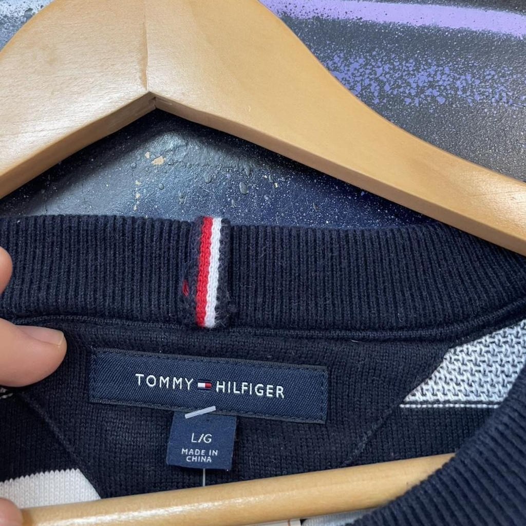 Tommy Hilfiger Tri-Tone Stripe Sweatshirt