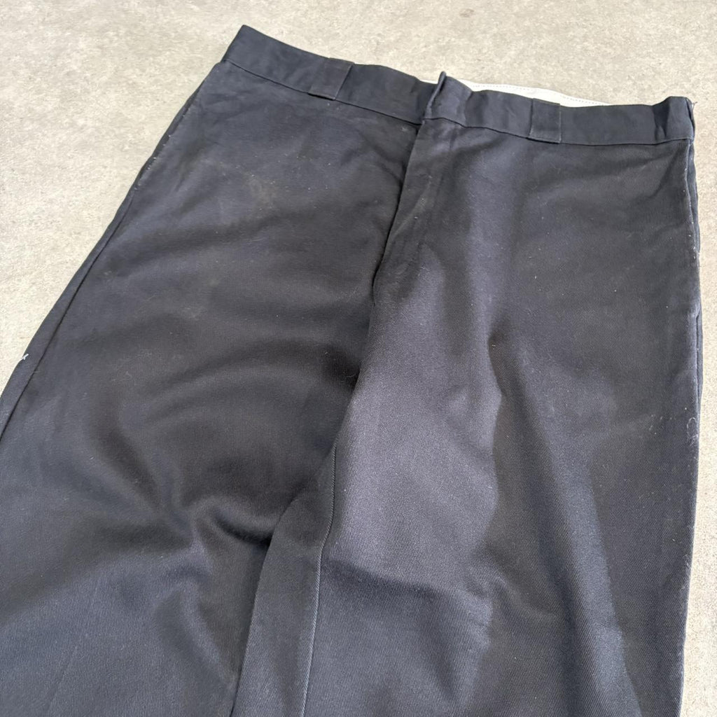 BR1011BB-U - Vintage retro Essential Black Dickies Trousers pants casual workwear #skater #utility #workwear #dickies #straightleg
