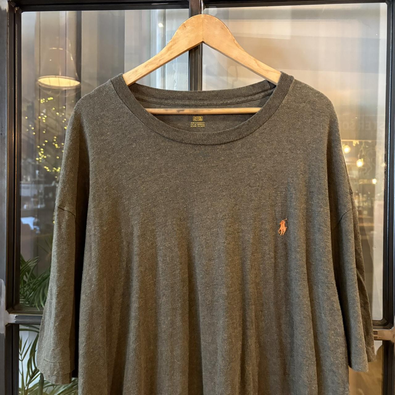 TEE507F - Vintage Retro Essential Khaki Polo Ralph Lauren Plain Basic Top Tee T-shirt #poloralphlauren #oldnoney #preppy #essential #basic