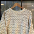 0225C86F - Vintage Retro Essential Ralph Lauren Cream patterned argyle golf grandpa cosby sweatshirt crewneck knit Jumper #ralphlauren #knitjumper #90s #grandad #knitted