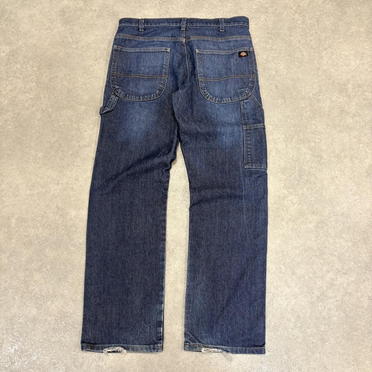 BR2701EB-P - Vintage retro essential  Dickies carpenter Dark Blue Wash Denim Jeans Trousers pants #denim #carpenter #dickies #skater #jeans