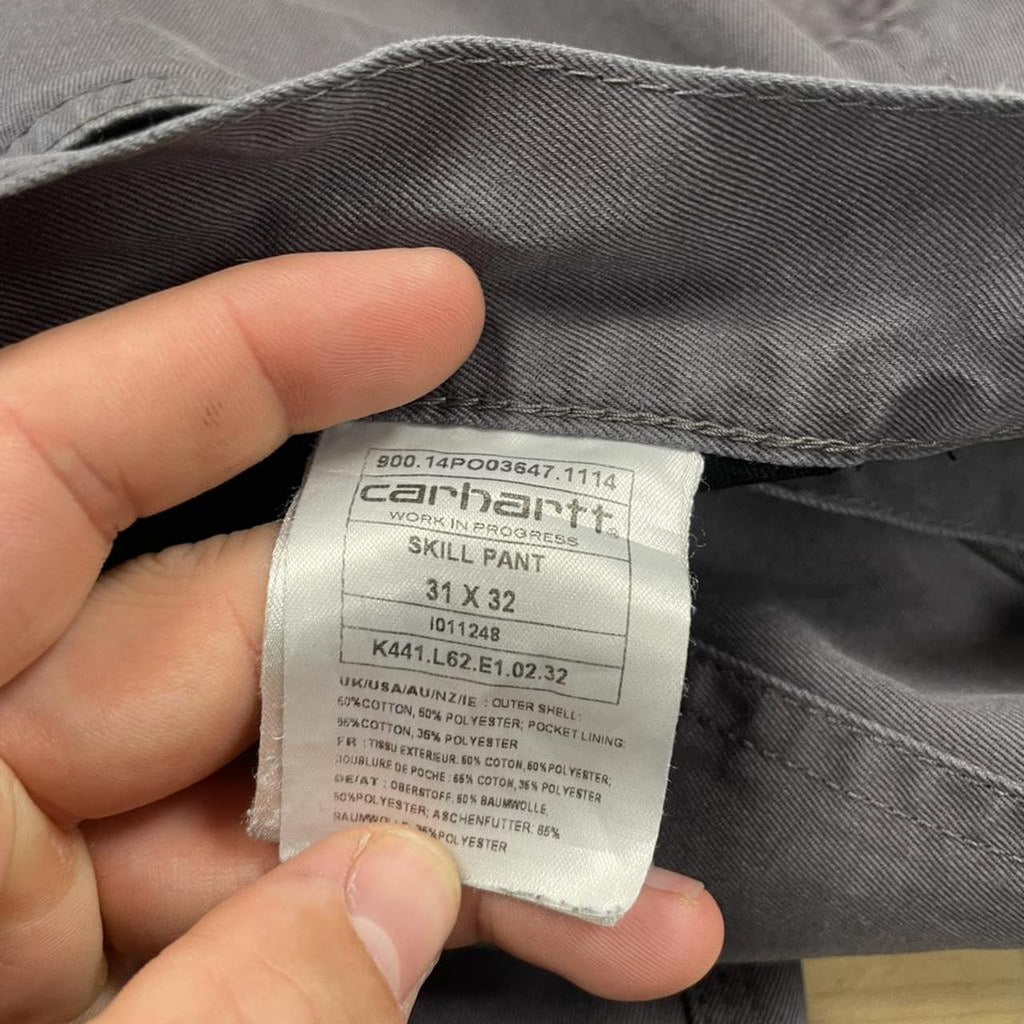 Carhartt Grey Skill Workwear Pants Trousers