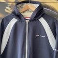 Y2K Reebok Full Zip Two Tone Hoodie