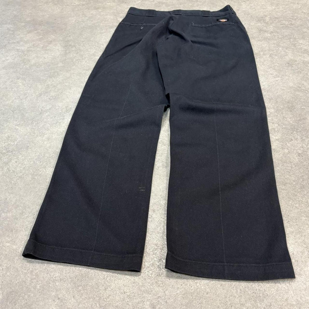 BR1912ZV-U - Vintage retro essential Black Dickies Straight Leg Trousers pants casual workwear #skater #utility #workwear #straightleg #dickies