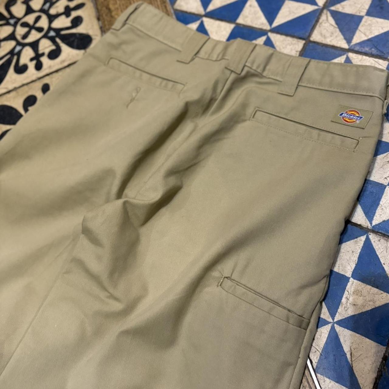 BR2306JG - Vintage retro Beige Dickies Trousers pants casual workwear #skater #utility #workwear #carpenter #dickies