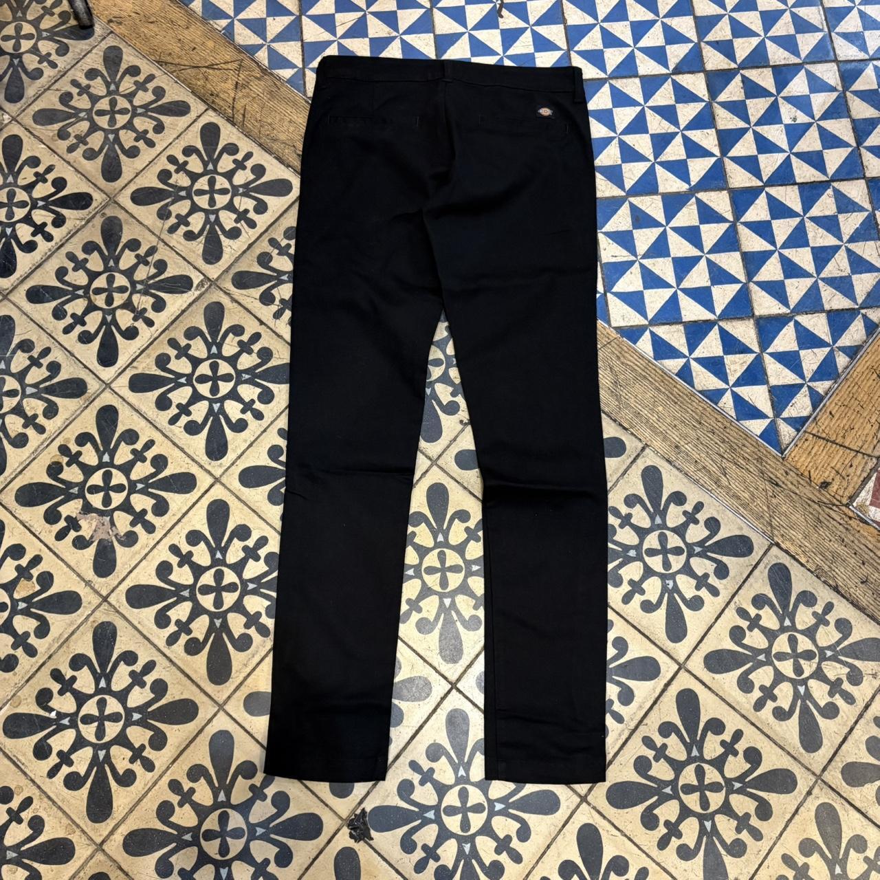 TRW421F-P - Vintage retro Essential Black Dickies Straight Leg Trousers pants casual workwear #skater #utility #workwear #regular #dickies