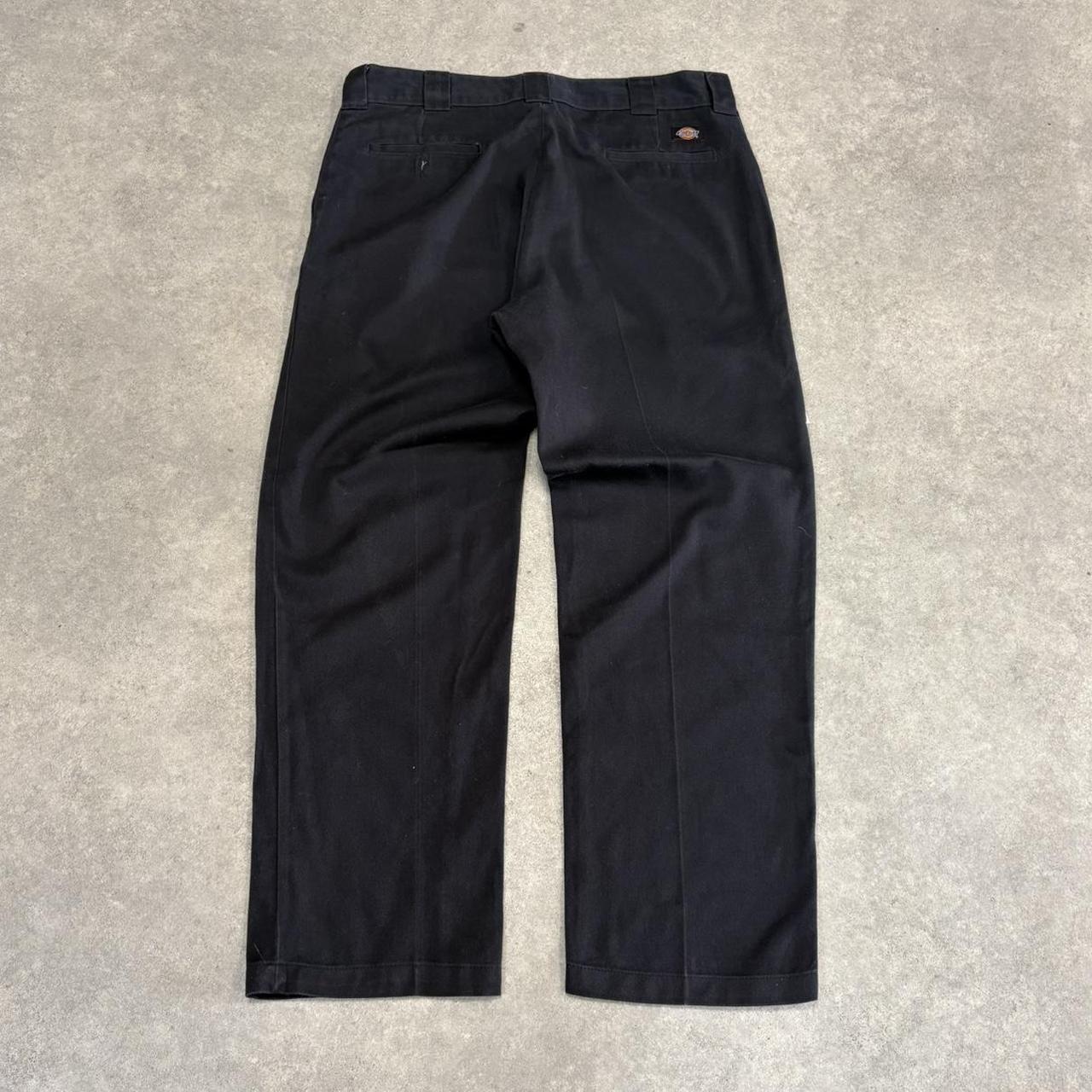 BR1011AQ-U - Vintage retro essential  Black Dickies Straight Leg Trousers pants casual workwear #skater #utility #workwear #straightleg #dickies