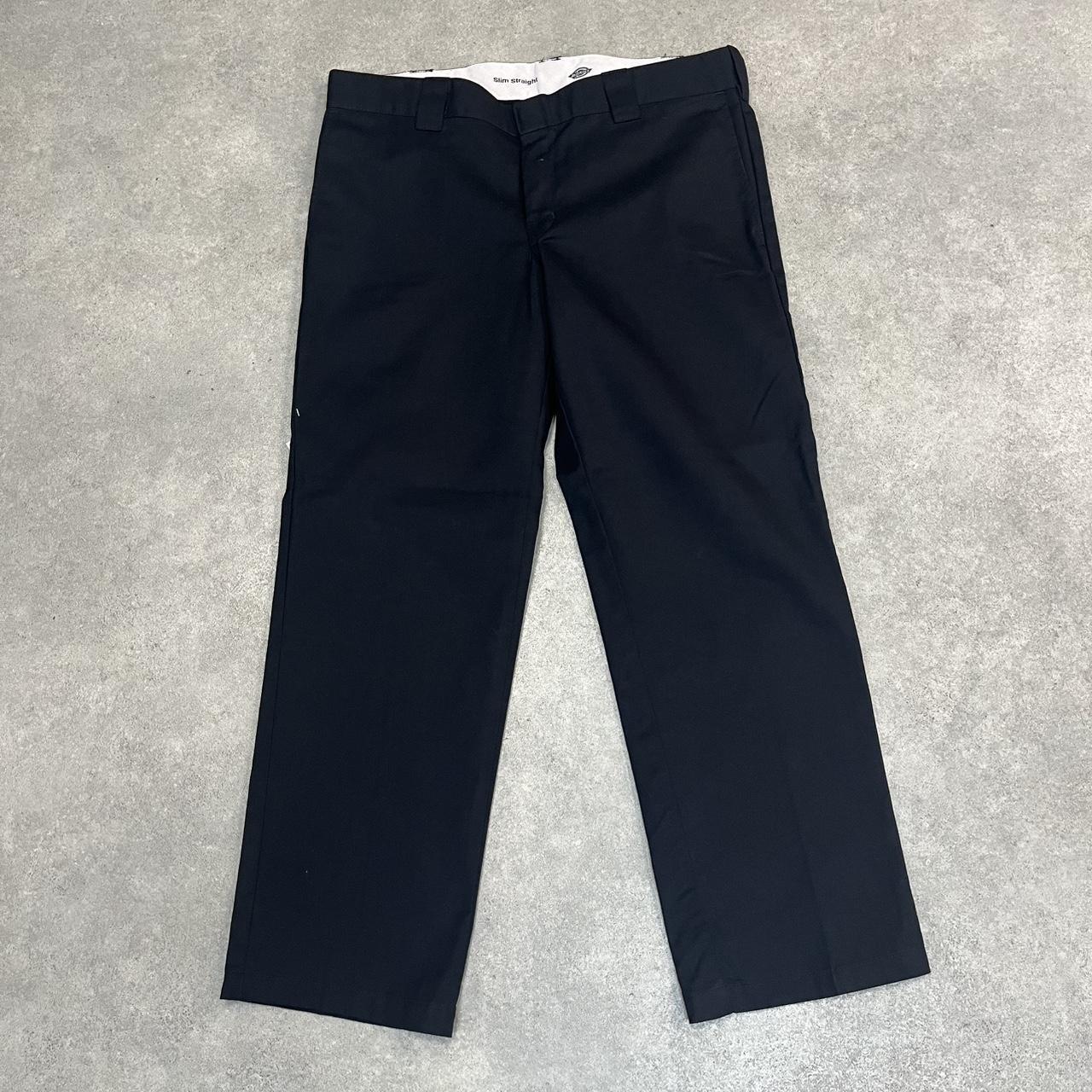 Dickies Black Chino Skater Trousers Workwear Pants
