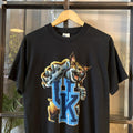 TEE502F - Vintage Retro Essential Black University Kentucly Wild Cats College Sports Graphic Print Single Stitch Top Tee T-shirt #kentucky #graphic #top #wildcats #college