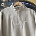 2000’s Nike Essential Embroidered Swoosh Quarter Zip Sweatshirt