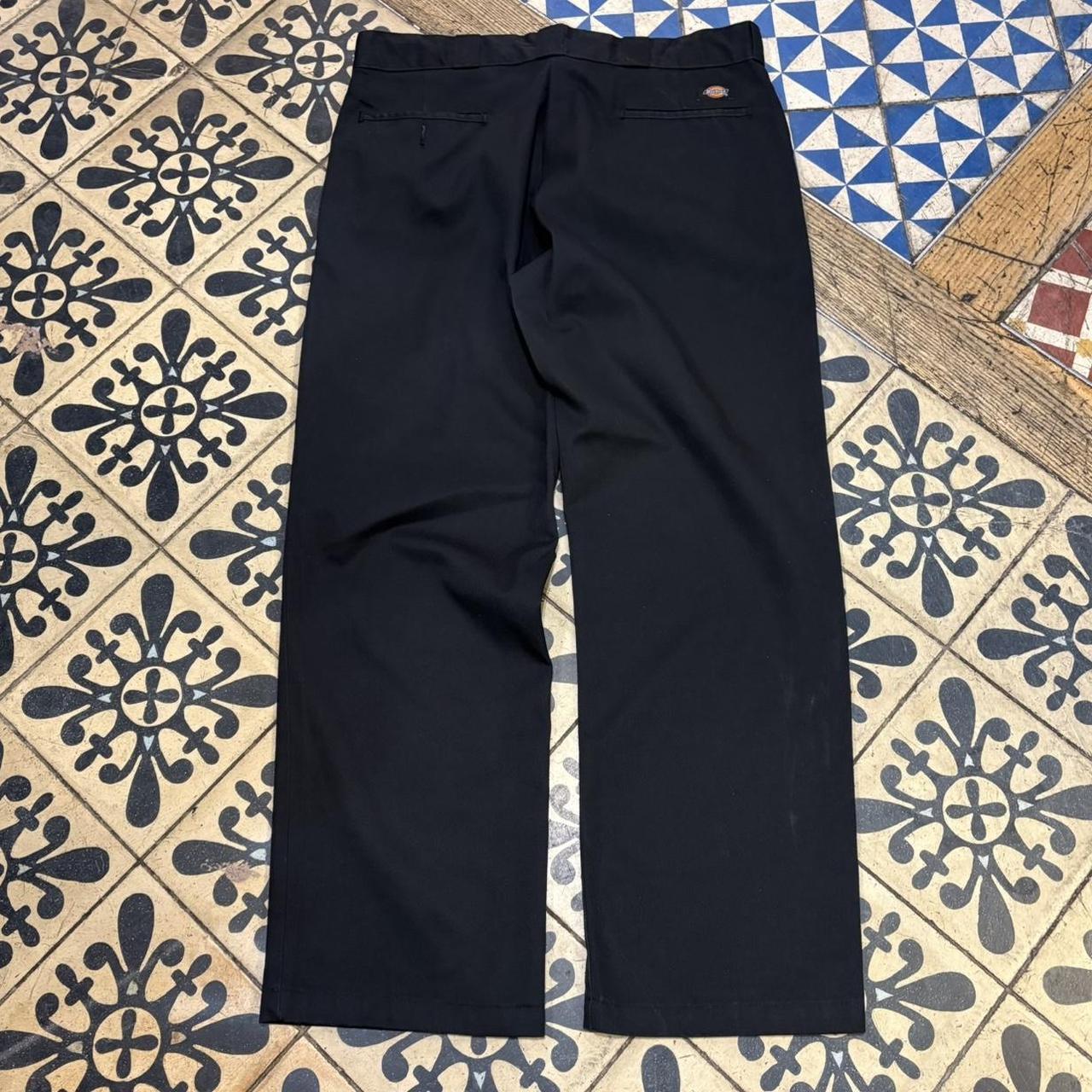 BR1011DA-F - Vintage retro essential Black Dickies Straight Leg Trousers pants casual workwear #skater #utility #workwear #straightleg #dickies