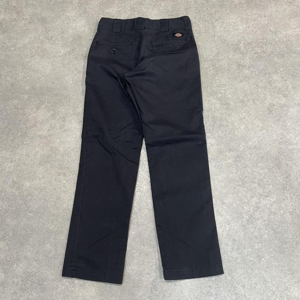 Dickies Black Chino Skater Trousers Workwear Pants