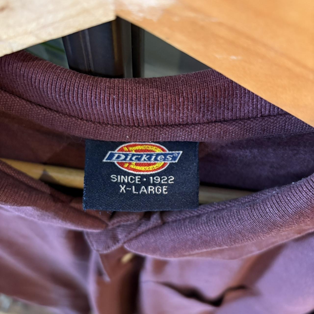 Vintage Retro Ralph Dickies Burgundy Polo Shirt Short Sleeve collared button up top with pocket  #Y2K #streetwear #dickies #skater #poloshirt
