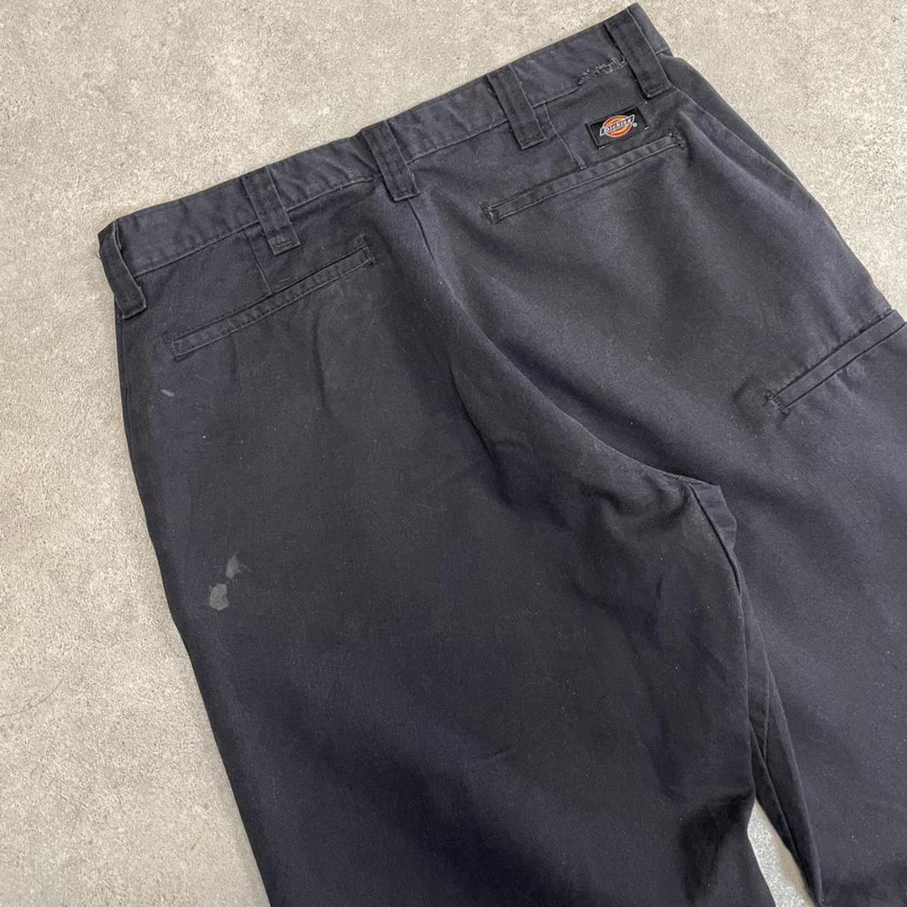 Dickies Black Chino Skater Trousers Workwear Pants