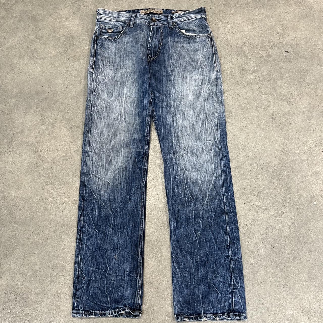 Guess USA Blue Y2K Wash Jeans