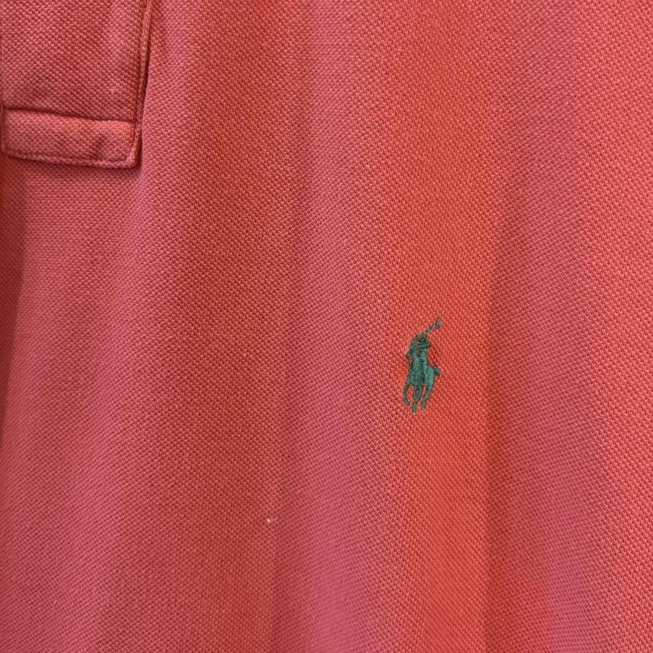 BR1209LW-P - Vintage Ralph Lauren Plain Pink Short Sleeve collared button up polo shirt top #Y2K #preppy #chiefkeef #smartcasual #oldmoney