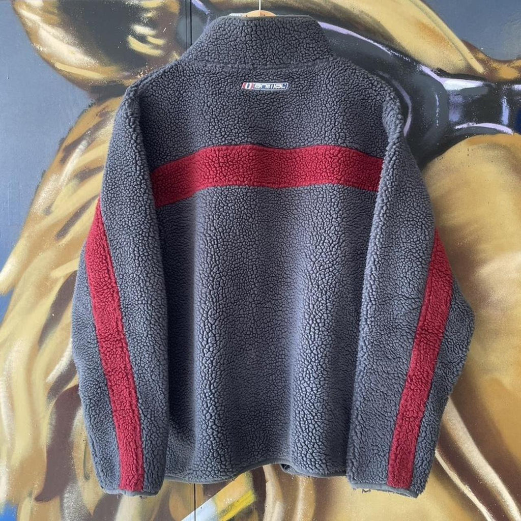Y2K Animal Full Zip Sherpa Fleece Sweatshirt