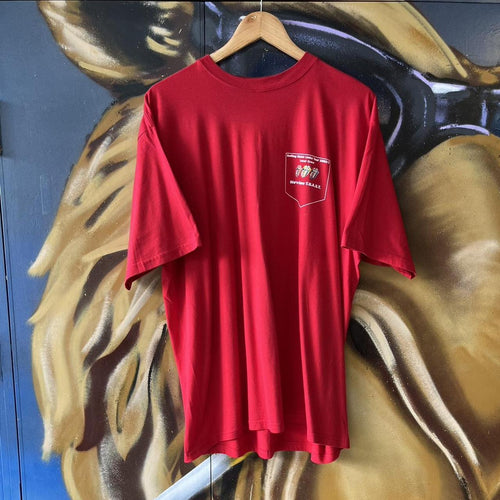 2002 Rolling Stones Licks Tour band music Local Crew  Tee