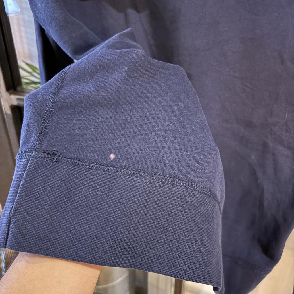 SWT691F - Vintage Retro Essential Navy Polo Ralph Lauren Sweatshirt Hoodie with embroidered chest logo #y2k #preppy #oldmoney #preppy #poloralphlauren